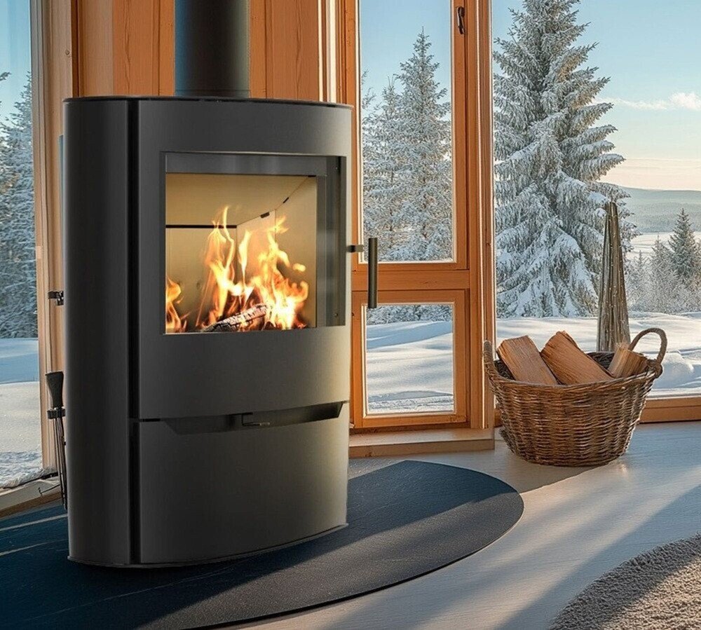 ILDNORD Renvik Kaminofen 10 kW – Stahl Schwarz