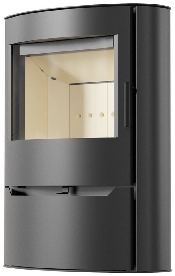 Breite Panoramascheibe des ILDNORD Renvik Kaminofens