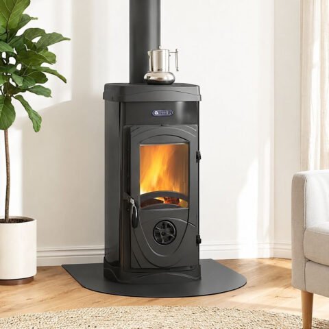 La Nordica Super Junior Lean Kaminofen 5,7 kW – Schwarz