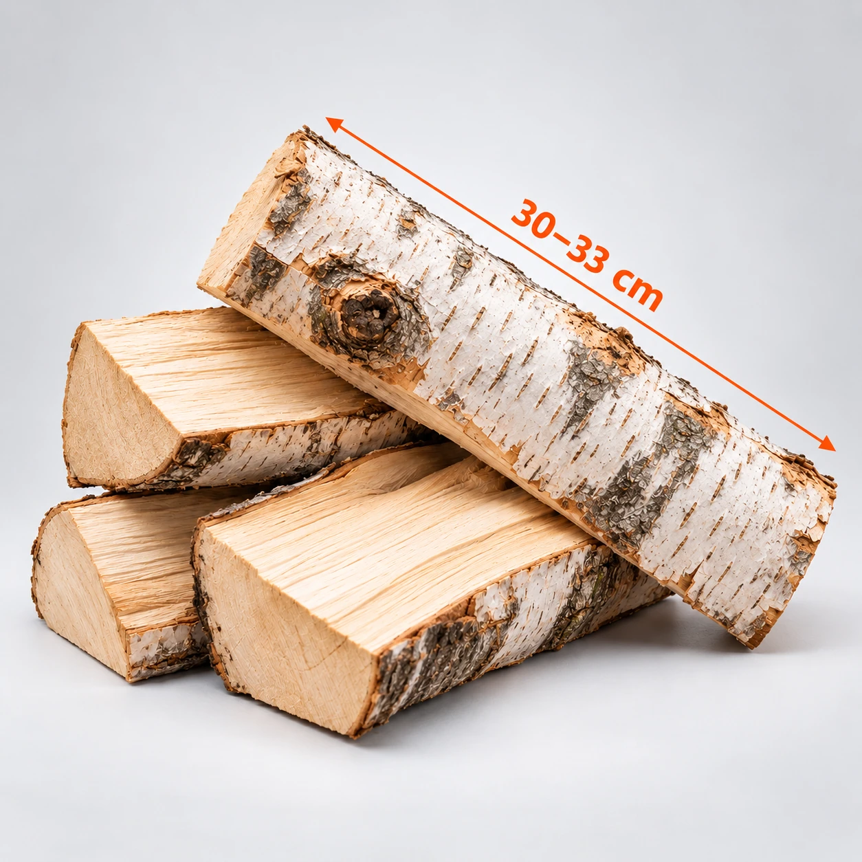 Brennholz Birke 30–33 cm, kammergetrocknet – 1 RM – Bild 2