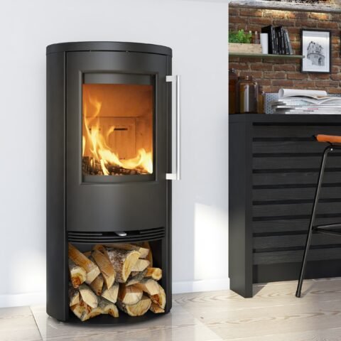 TermaTech TT21RS Kaminofen 5 kW – Speckstein/Schwarz